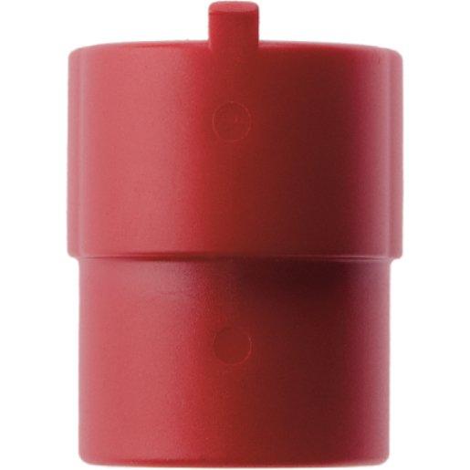 Abstand-Stutzen 1930/Glas/Palazzo rot