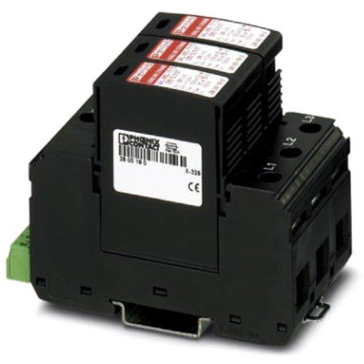 Blitzstrom-/Überspannungsableiter Typ 1/2 VAL-MS-T1/T2 335/12.5/3+0-FM
