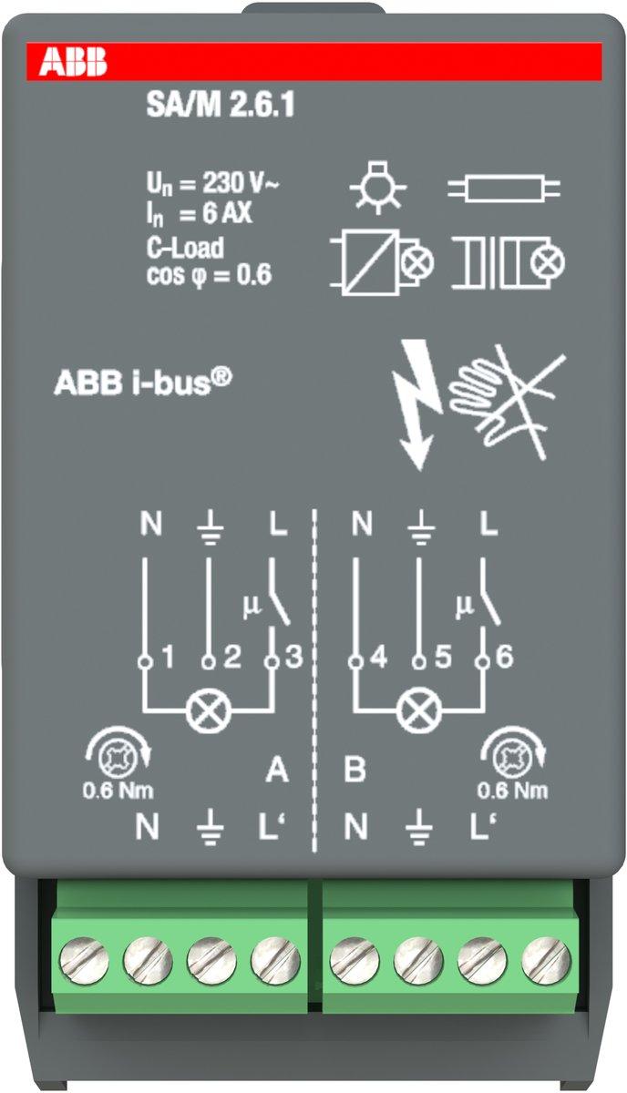 Schaltaktormodul 2F 16A