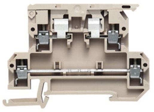 SAK-Reihe Sicherungs-Reihenklemme Bemessungsquerschnitt: 4 mm² dunkelbeige