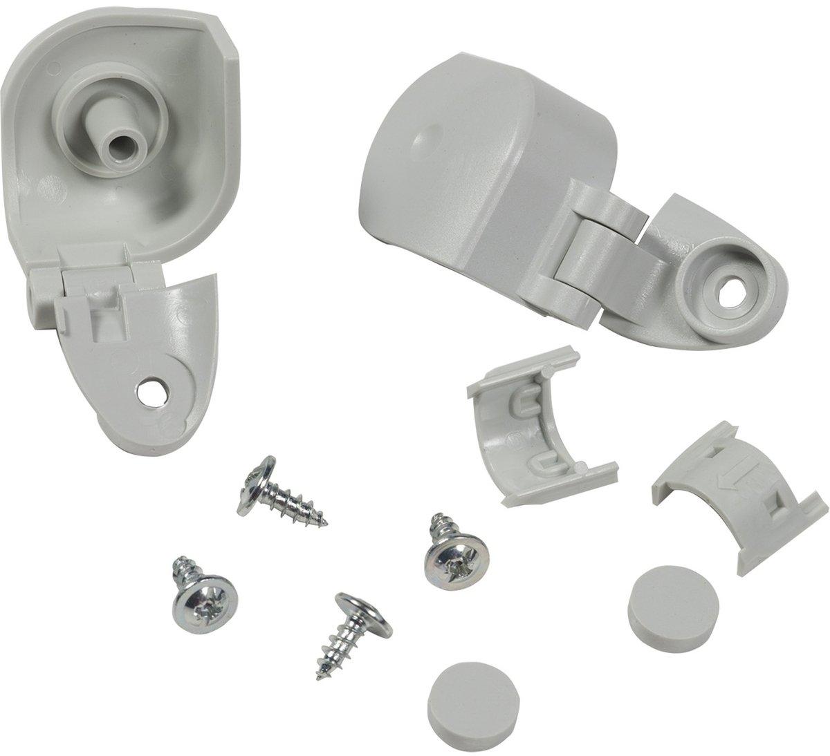 Scharniere für Abdeckungstiefe v. 20mm. In Thermoplast-PC mit Schrauben.
