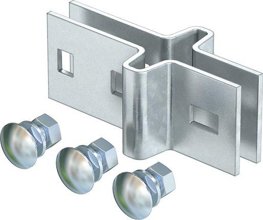 Trägerlasche für IS 8-Stiel 160x60 St FT