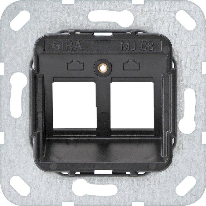 Modular Jack 8 2-fach Tragring