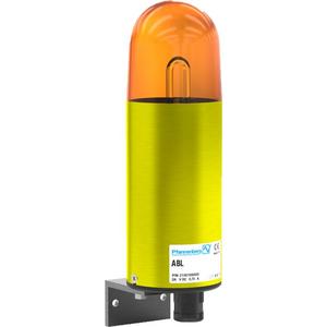 Leistungsstarke Alarm - Blitzleuchte im Metallgehäuse Orange 230 V AC