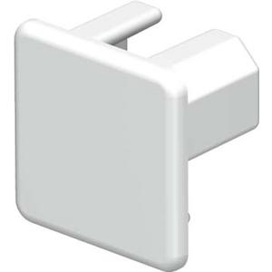 Endstück halogenfrei 20x20mm PC/ABS reinweiß RAL 9010