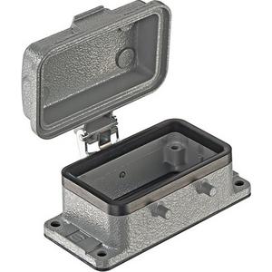 Anbaugehäuse Han 10B Abdeckkappe aus Metall
