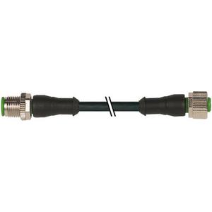 M12 Stecker / M12 Buchse ger PUR-JB 5x 0,34 sw 2m