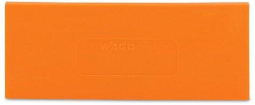 Trennwand 2 mm stark überstehend orange
