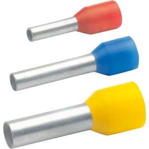 Aderendhülse verzinnt isoliert GELB Querschnitt 25 mm² L = 16 mm