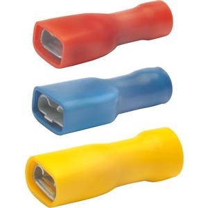 Flachsteckhülse verzinnt isoliert GELB Querschnitte 4 - 6 mm²