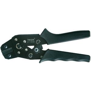 Crimpzange für Kontakte und Verbinder Vierkantpressung 0,14 - 4 mm²