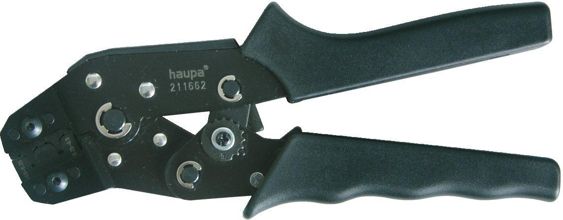 Crimpzange für Kontakte und Verbinder Rollpressung 0,08 - 0,5 mm²