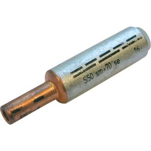 Al-Cu Pressverbinder 25 / 35 / 25 mm² blank DIN50182