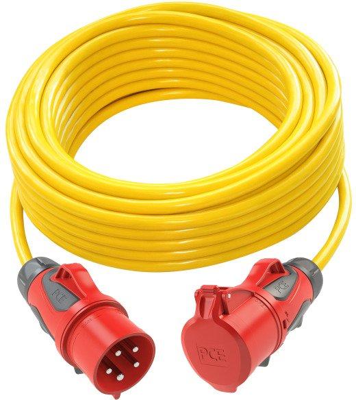 PVC-Baustellen-Verlängerungsleitung 25 m K35 5G2,5 CEE 16A 5polig IP44
