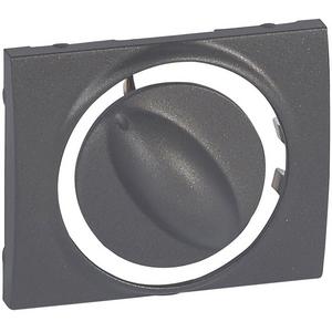 Abdeckung Drehschalter Galea dark bronze