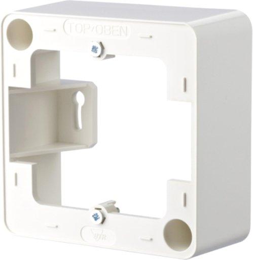 Aufputzrahmen 85 x 85 x 35 mm - 1fach reinweiß