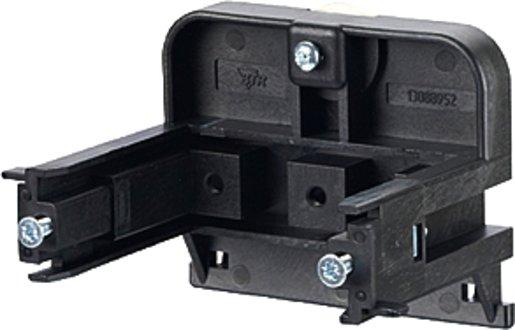 Montagehalter für Anschlussdosen Hutschienenbefestigung waagr. 52mm o. Trennsch.