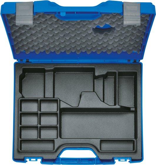 Kunststoffkoffer blau komplett mit Logo f. EK50ML und EK50ML-L