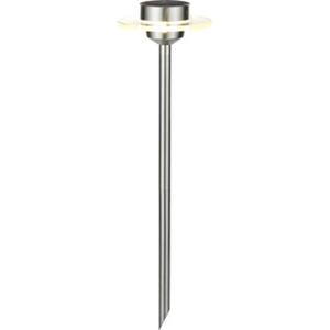 Special Solarspieß Ufo IP44 LED 1x0,2W Edelstahl/Klar Edelstahl/Glas