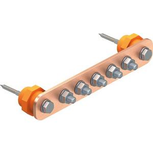 Potentialausgleichsschiene BigBar mit 20 Anschlüsse 20xM10 Cu