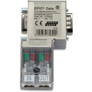 Epic Data Profibus Steckverb.mit 90° Kabelabgang und LED Diagnose.PG