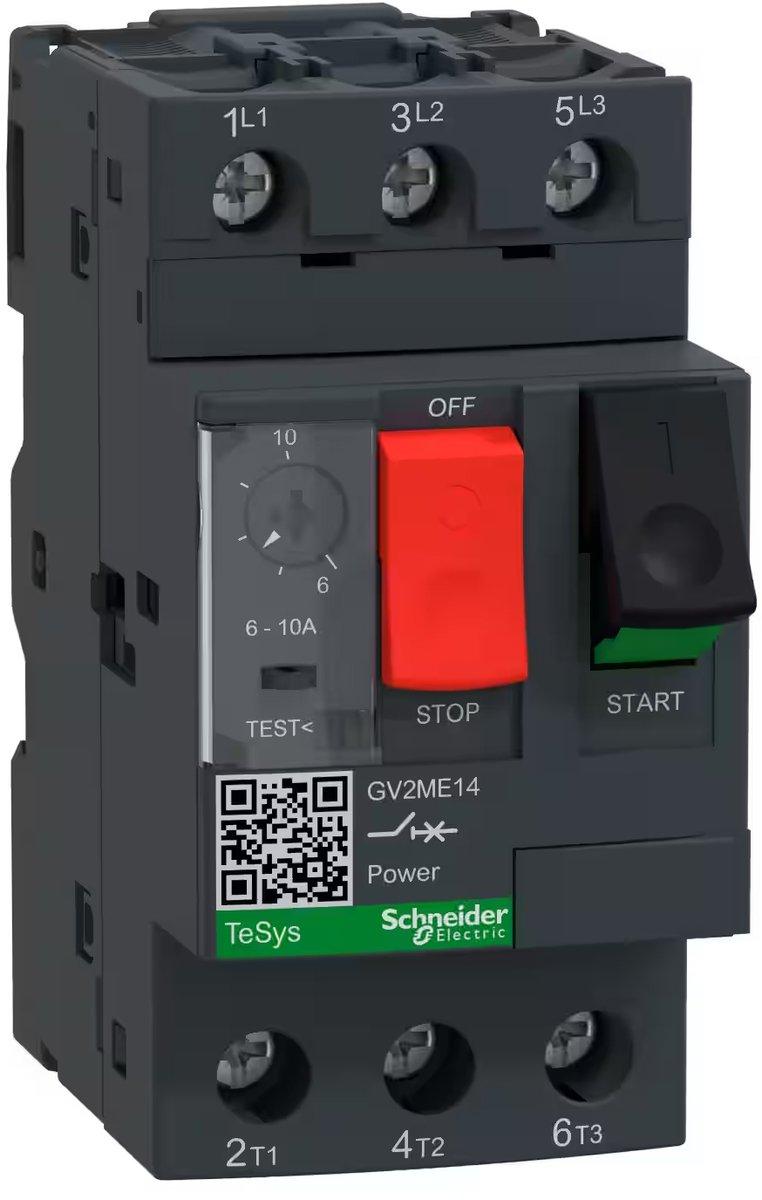 Leistungsschalter für Motorschutz 6 00- 10 00A GV2-ME14
