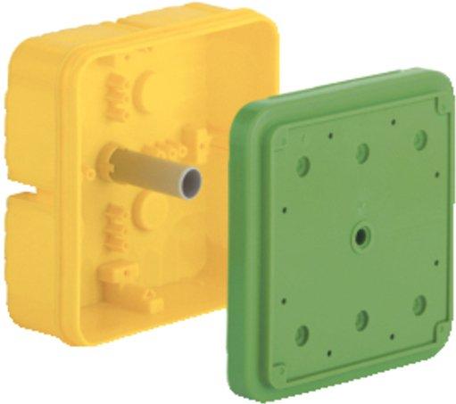 Verbindungskasten für Klemmen bis 16 mm² LxBxT 180x180x84 mm
