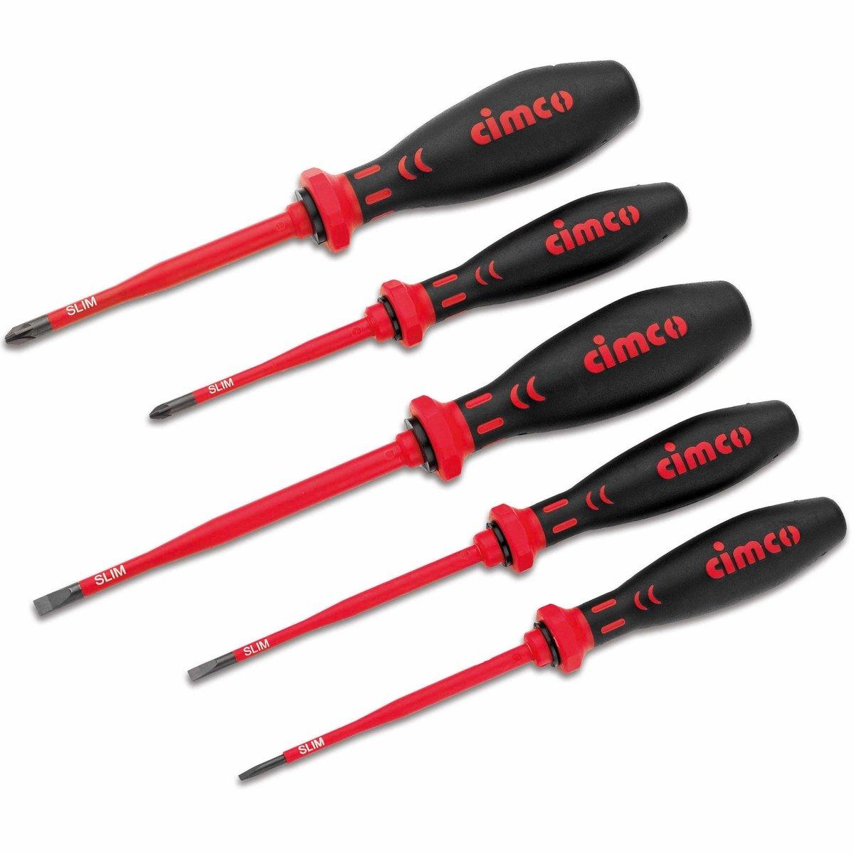 VDE-Schraubendreher-Satz Slim 5 teilig