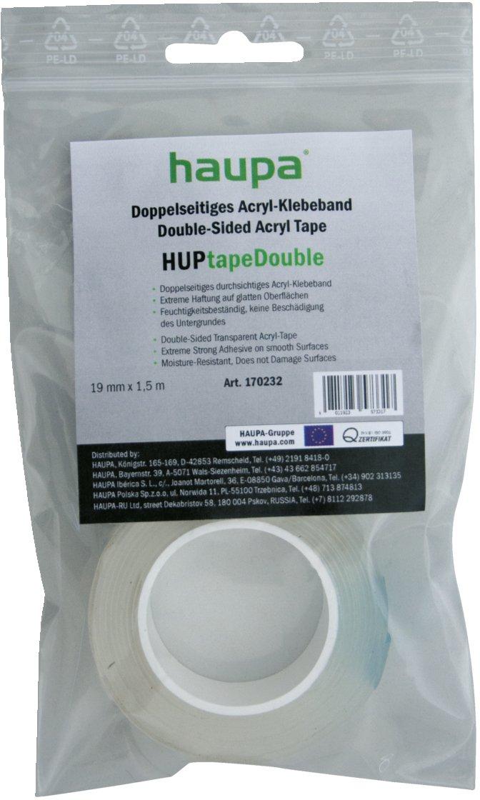 Acryl Tape transparent HUPtapeDouble 19mmx1,5m