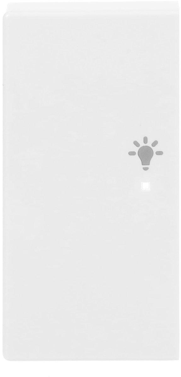 Wippe 2-fach links für flex f@h KNX mit Symbol Licht studioweiß - Plattform 63