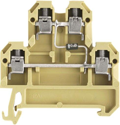 Bauelement-Reihenklemme SAK-Reihe Bemessungsquerschnitt 4 mm²