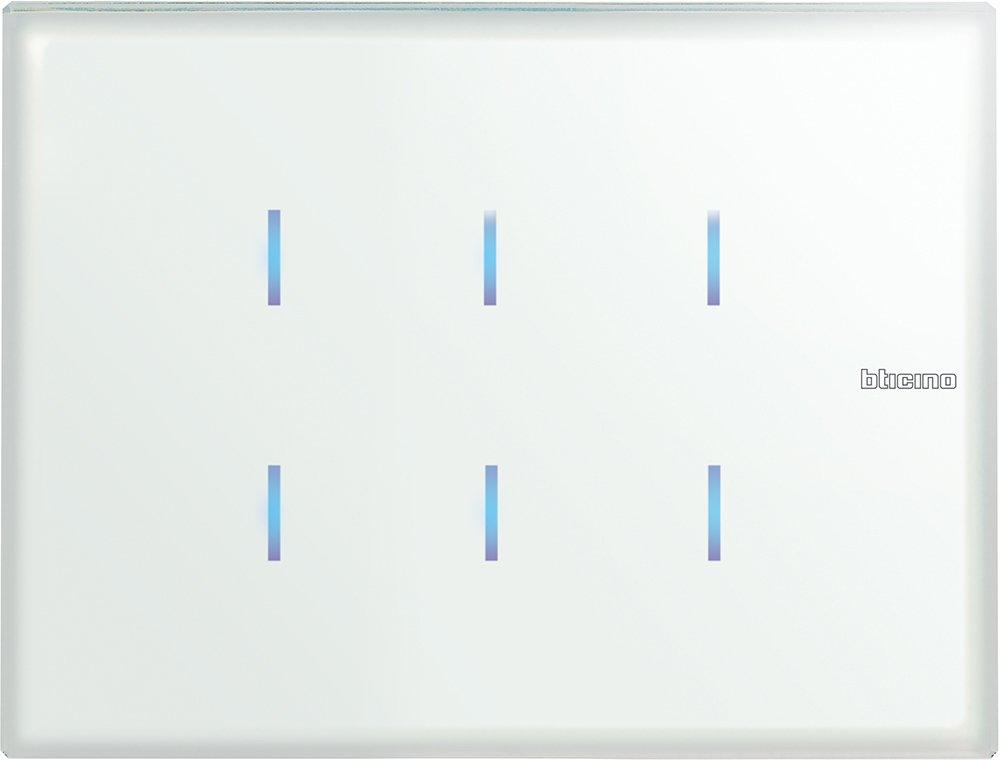 Glas - Touchsensor 6 Tasten 3 Module
