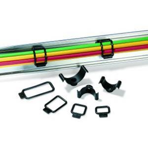 Befestigungsschelle R3 Schlaufe PVC Bk 500 ST ME