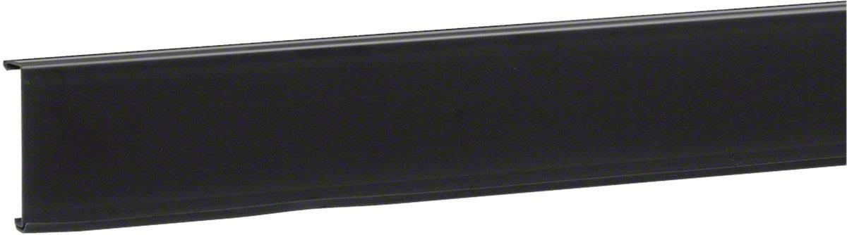 Sockelleistenkanal - Oberteil mit Weichlippe graphitschwarz