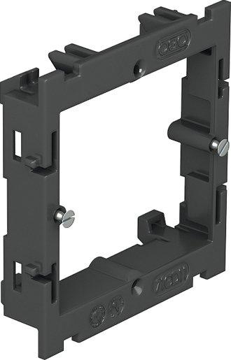 Montageträger 1-fach für Datentechnik 71x76x20 PA