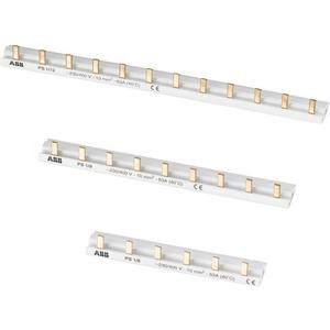 PS1/57NA Phasenschiene 1Ph.,57Pins,10qmm,N/blau,ausbr.Pins