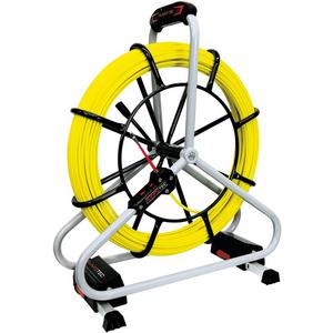 Profi-Set Glasfaserstab Ø 6mm Runpotec Gewinde RG6 50m inkl. Haspel