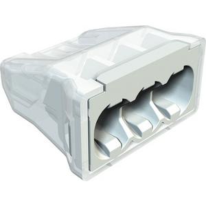 Steckklemme schraubenlose Klemme 3x2,5mm² PA lichtgrau RAL 7035