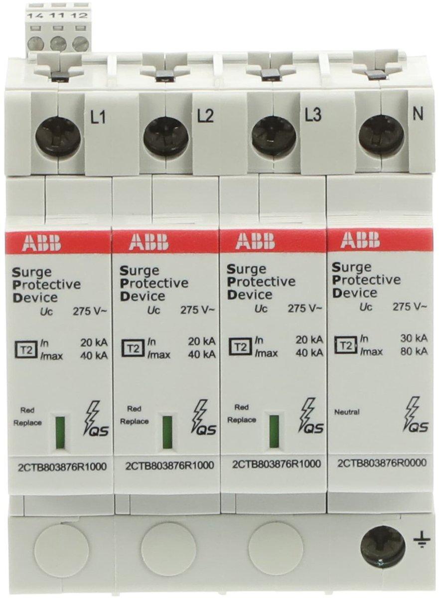 OVR T2 3N 40-275 P TS QS SPD Typ 2 für 230/400V TT-3Ph. + TN-S