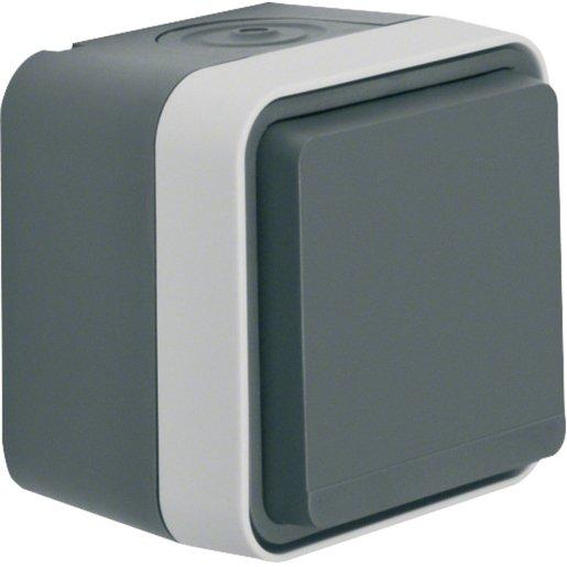 Steckdose SCHUKO mit Klappdeckel AP