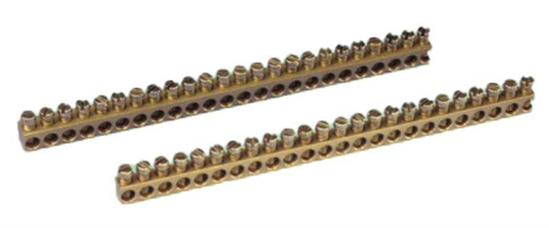 Nullleiterschiene 10 mm² 57A NSCH 8X8 1M
