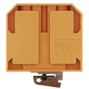 Schutzleiter-Reihenklemme 35 mm² mit Schraubanschluss grün/gelb