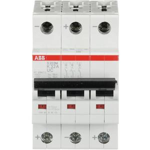 LS-Schutzschalter 3-polig 10kA /10kA K-Char 32A 3TE