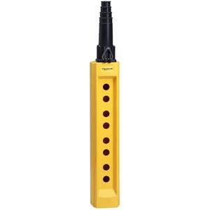 Leergehäuse für Hängetaster XAC-B 8 Bohrungen + 1 an der Geräteunterseite