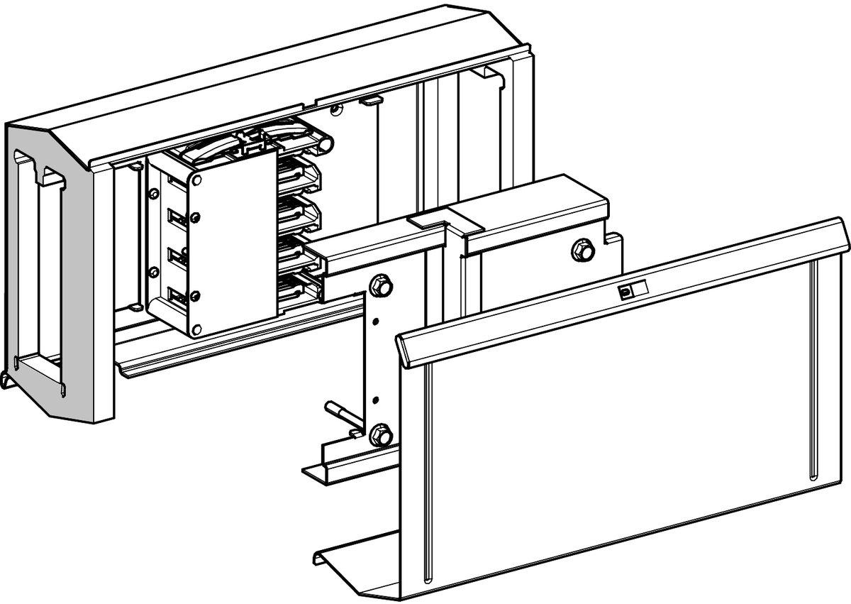 KSA Zubehör Verbindungsblock 400A Anschluss an Canalis KSA IP52