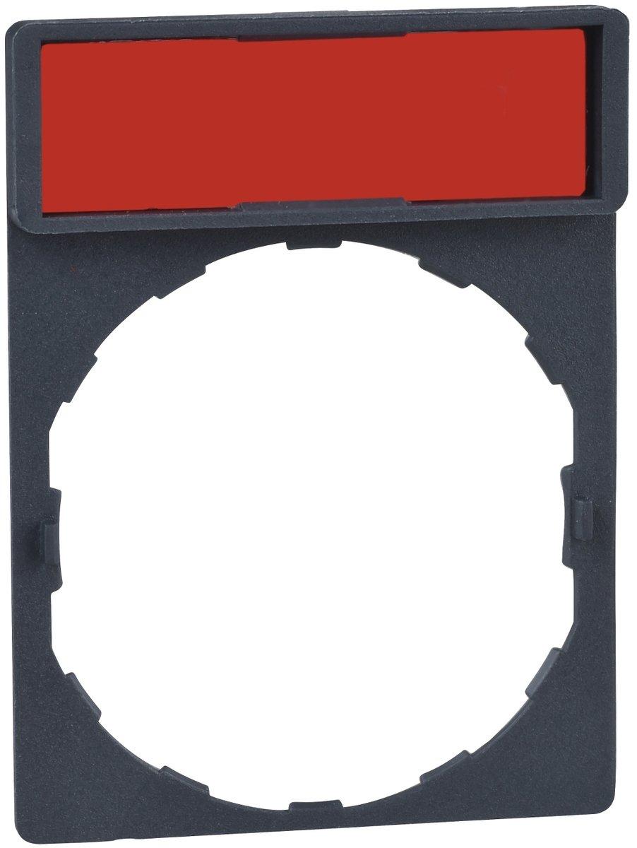 Schildträger 24 x 28 mm Größe 1 Ø 16 mm mit neutralem Schild