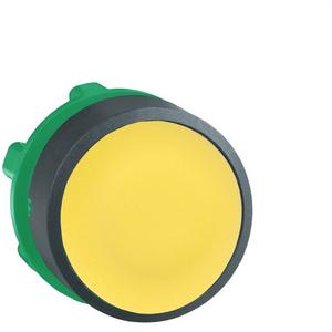 Drucktaster Frontelement Harmony XB5 Kunststoff 22mm gelb unbeschriftet rastend