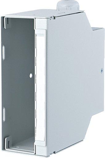 Spleißverteiler mit Spleißkassette und Crimpspleißhalter OpDAT REGpro Gehäuse