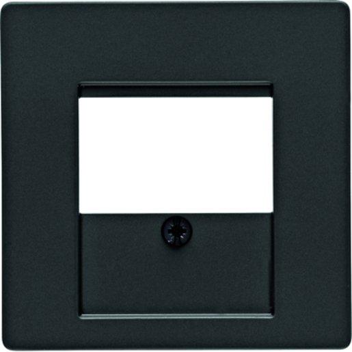 Zentralstück für TDO-Steckdose Berker Q.1/Q.3 anthrazit samt