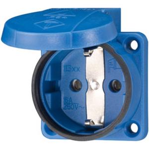 Anbaudose SCHUKO 16A2p+E 230V IP54,BL
